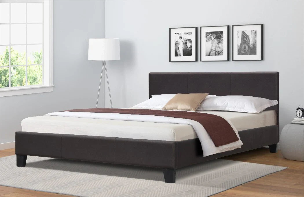 The Comfy Living Faux leather beds collection